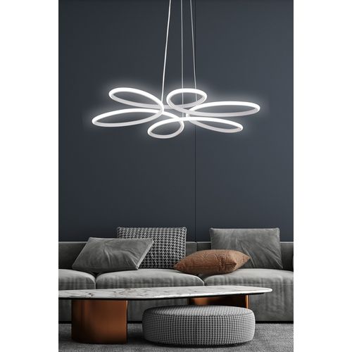 Berenices White-White Light White Chandelier slika 1