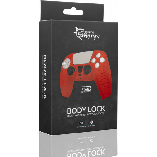 White Shark WS PS5 541 BODY LOCK Red, Silicon Case slika 4