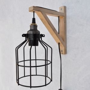 Zidna Lampa Pp127, boje: Crna