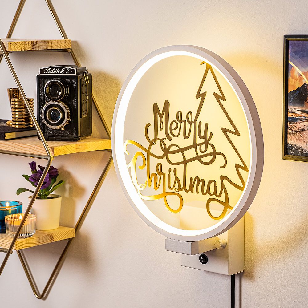 Zidna lampa XMAS26 White Gold slika 1