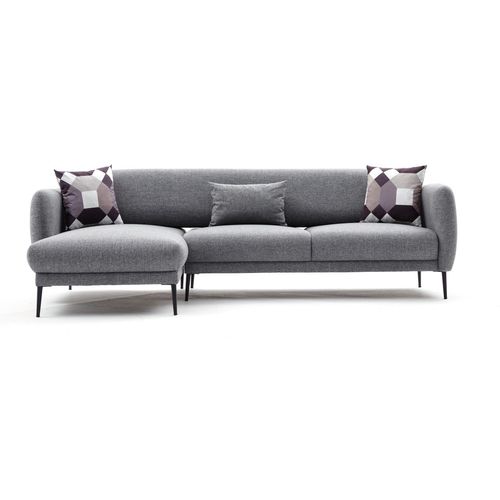 Atelier Del Sofa Kutna garnitura na razvlačenje, Sivo, Venus L - Grey slika 6