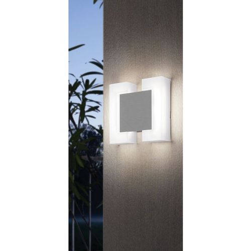 Eglo Sitia spoljna zidna lampa/2, led, 2x4,8w, nikl mat/bela  slika 2