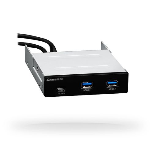 CHIEFTEC MUB-3003C 3.5" 2xUSB 3.0 + 1xUSB Type-C Front Panel slika 1