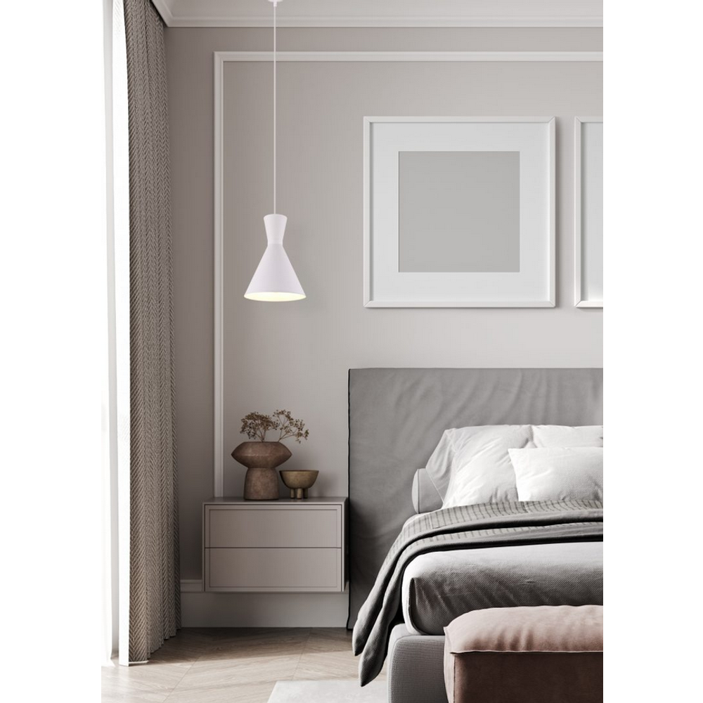 Trio Lightning visilica ENZO - Mat-bijela, promjer 20 cm slika 2