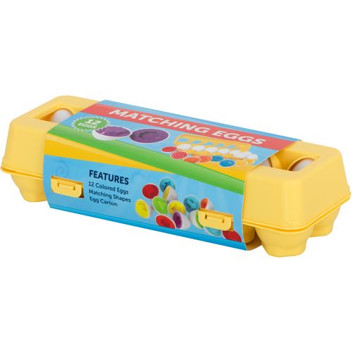 Montessori edukativna slagalica u kutiji s jajima oblici, 12 kom. slika 10