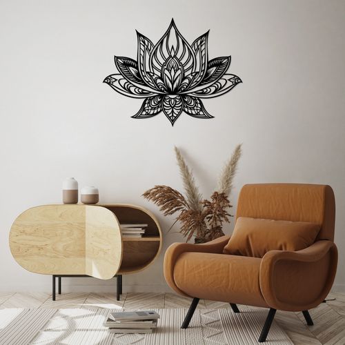 Wallity Metalna zidna dekoracija, Lotus Flower slika 2