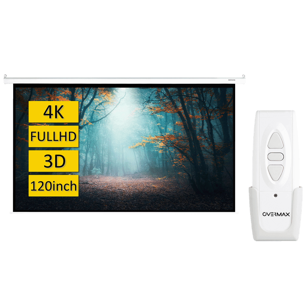 Overmax Platno za projektor sa motorom OV-Automatic Screen 120 slika 1
