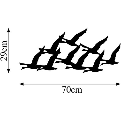 Wallity Metalna zidna dekoracija, Migrant Birds slika 5