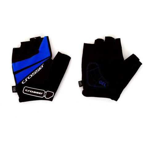 Rukavice CROSSER CG-512 SHORT FINGER black / Blue M slika 1