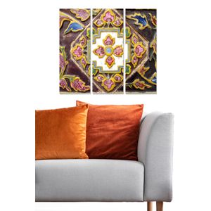 Dekorativna MDF Slika u Više Boja MDF1552613 (Set od 3 Komada)