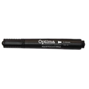 Marker permanentni OPTIMA MB16 3mm okrugli vrh crni, pakiranje 12/1