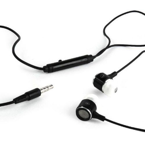MHS-EP-001 Gembird Metal MP3 slusalice sa mikrofonom black (1x3,5mm) A slika 2