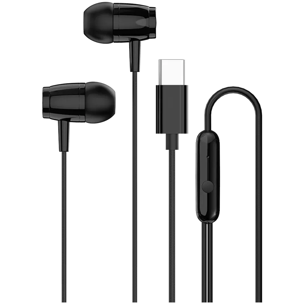 CANYON headphones SEP-5 TYPE-C Black slika 1