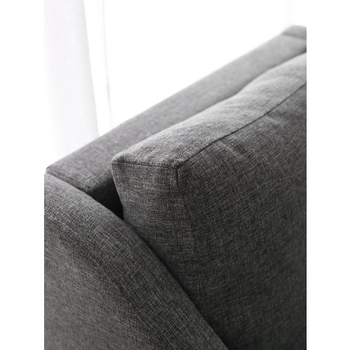 Nordi 3 Seater Metal - Grey Grey 3-Seat Sofa slika 5