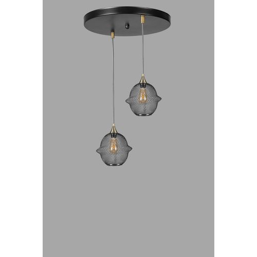 Merkür 8720-2 Black Chandelier slika 2