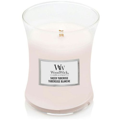 WOODWICK CLASSIC MEDIUM, svijeća mirisna Sheer Tuberose  slika 2