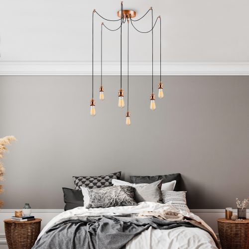 Kabluni - MR - 914 Copper Chandelier slika 1