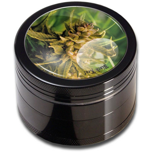 Grinder Black Leaf 'Weed' / 4 dijela / 50 mm slika 1