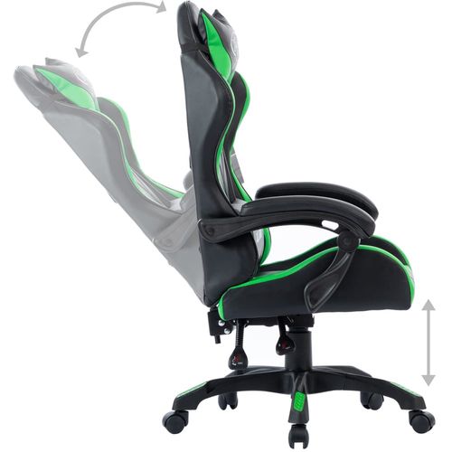 Igraća stolica od umjetne kože zelena slika 39