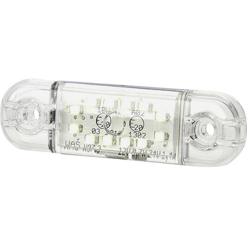 SecoRüt bočna svjetiljka za označavanje rubova otvoreni kraj kabela odsevno svjetlo sprijeda 12 V, 24 V bijela prozirno staklo slika 1