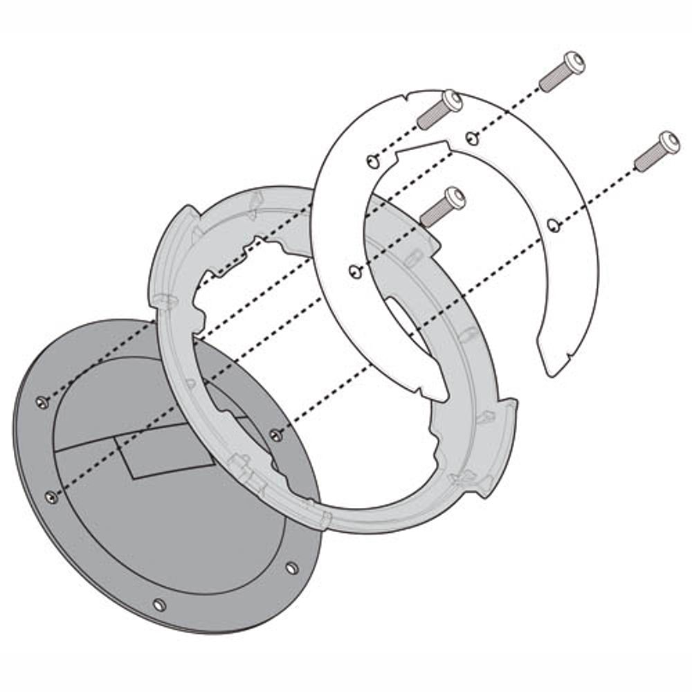 Givi tanklock nosač za motocikl - Givi BF03 tanklock nosač za Honda CBR 600 RR slika 2