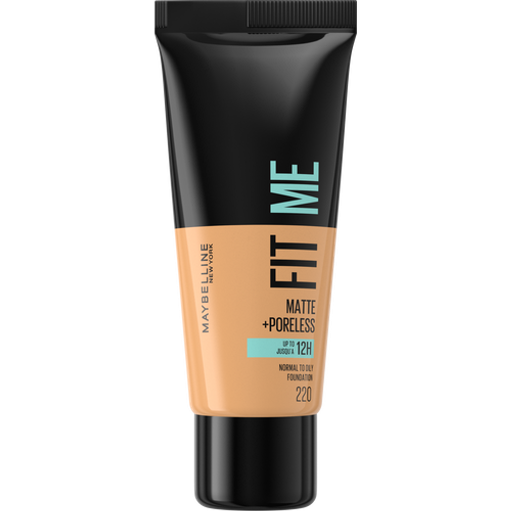 Maybelline New York Fit Me Matte+Poreless Tekući puder 220 Natural Beige slika 1