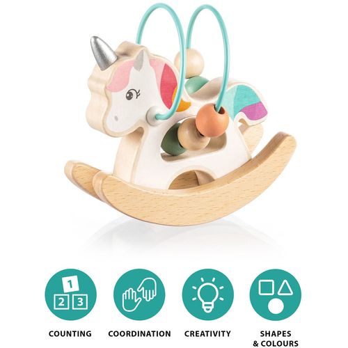 Zopa drvena igračka Unicorn mint  slika 3