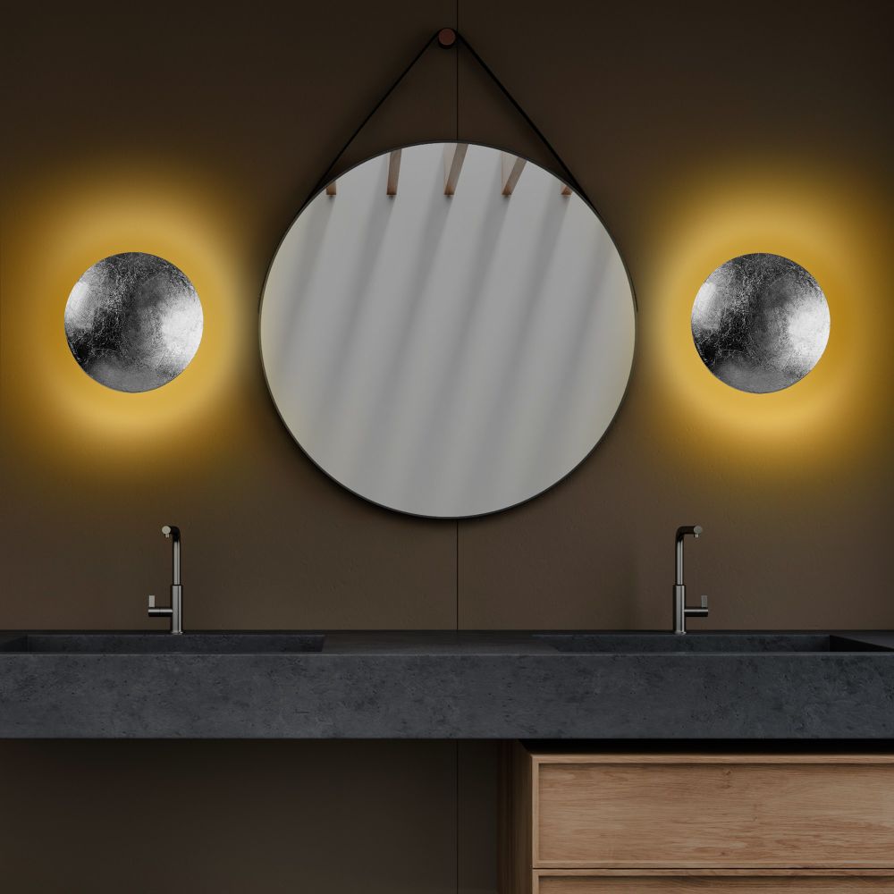 Yosma-13641 Srebrna Zidna Lampa slika 3