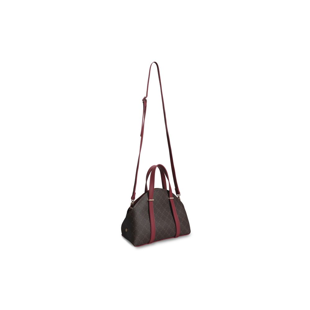 Elegantna Claret Red Torba od Polivinil Kože slika 4