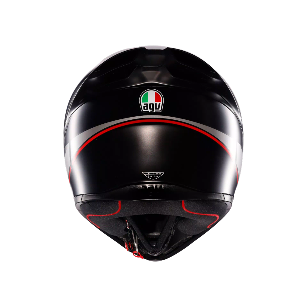AGV K1 S LAP Matt Black/Grey/Red slika 6