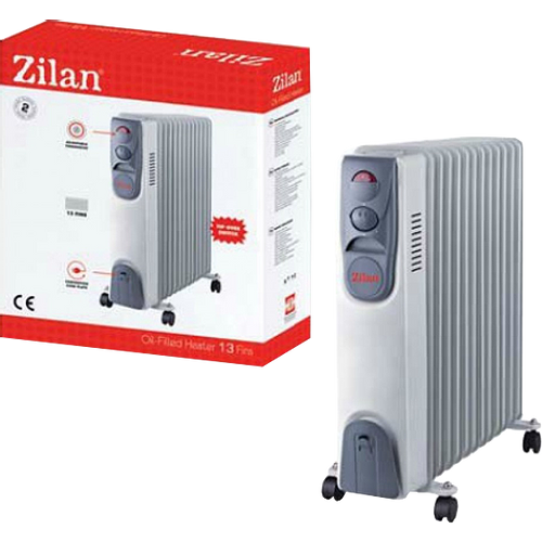 Zilan Uljni radijator Premium, 2500 W, 13 rebara - ZLN2135 slika 2