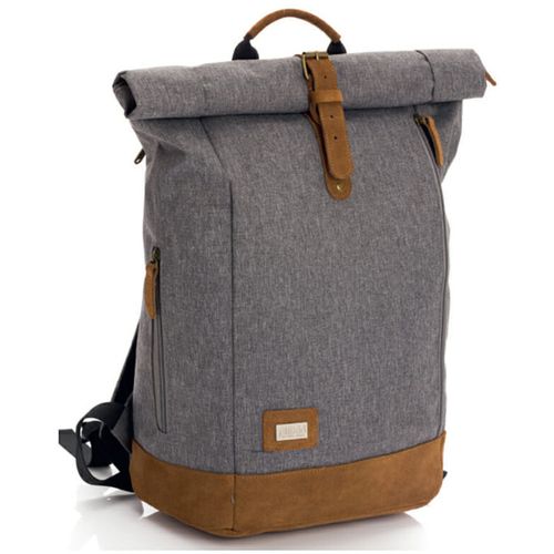 Fillikid torba/ruksak za pelene Rolltop Berlin, siva slika 1