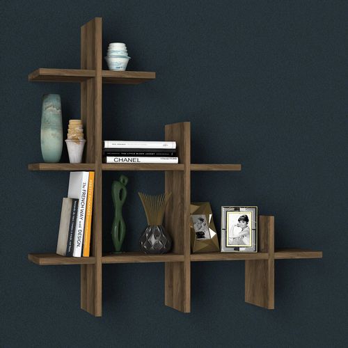 Juke - Walnut Walnut Wall Shelf slika 3