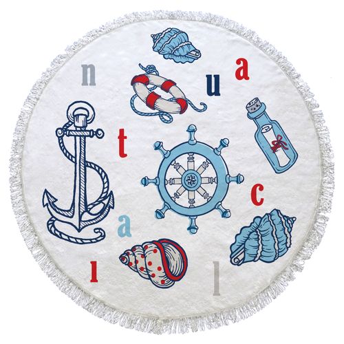 Oyo Concept Ručnik za plažu Nautical Symbols slika 2