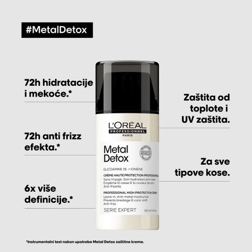 Loreal Professionnel Paris Metal Detox zaštitna krema 100ml slika 2