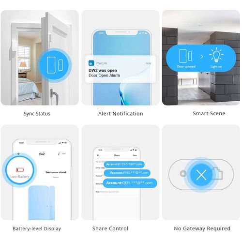 SONOFF DW2 Wi-Fi senzor za vrata i prozore slika 10