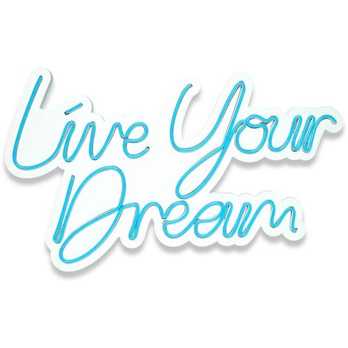 Wallity Ukrasna plastična LED rasvjeta, Live Your Dream - Blue slika 11