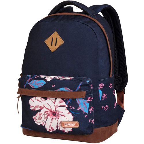 Target školski ruksak Canvas floral blue slika 1