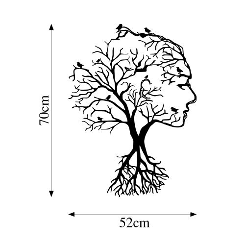 Wallity Metalna zidna dekoracija, Acacia Tree - 266 slika 6