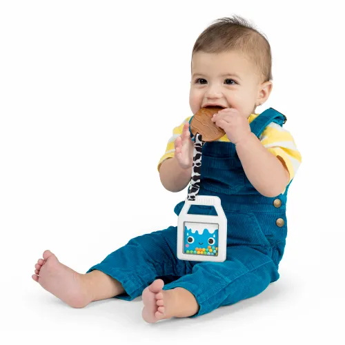 Kids II Bright Starts  Zvečka/Glodalica Za Bebe 16705 Cookies & Teethe™ 2-U-1 0M+ slika 4