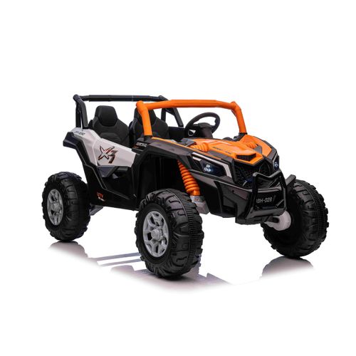 Buggy na akumulator UTV X3 Off-Road 4x4 - dvosjed - narančasti slika 3