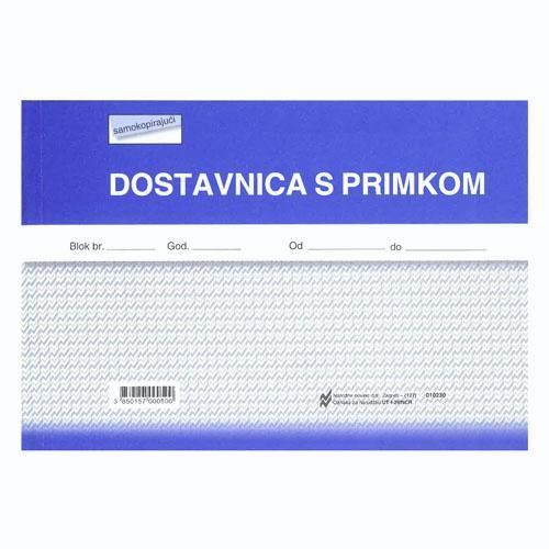 I-29/NCR DOSTAVNICA S PRIMKOM; Blok 3 x 50 listova, 21 x 14,8 cm slika 2