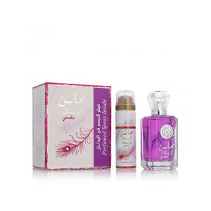 Lattafa Mahasin Crystal Violet EDP 100 ml + DEO VAPO 75 ml (woman)