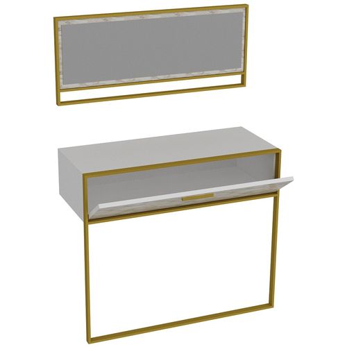 Polka Aynalı - White Gold
White Sideboard slika 3