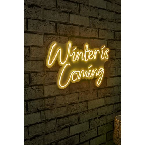 Wallity Ukrasna plastična LED rasvjeta, Winter is Coming - Yellow slika 1