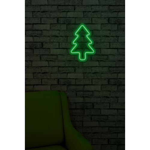 Wallity Ukrasna plastična LED rasvjeta, Christmas Pine - Green slika 13