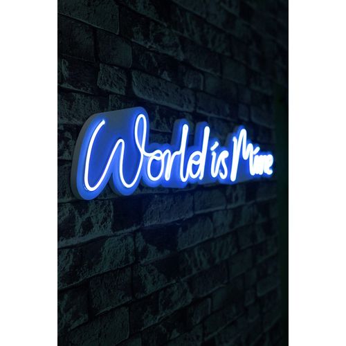 Wallity Ukrasna plastična LED rasvjeta, World is Mine - Blue slika 8