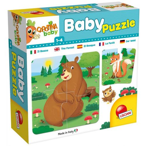 LISCIANI baby puzzle šuma 80076 slika 1