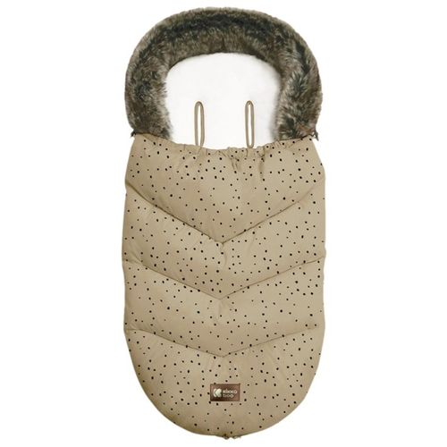 Kikka Boo Zimska vreća za kolica Luxury Fur Dots, Beige slika 1