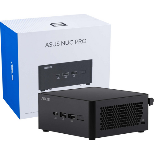 ASUS Mini-PC NUC 14 Pro KIT Core Ultra 7 155H, DDR5, NVMe, 2.5 GbE, Wi-Fi 6E / BT5.3, USB3.2 Gen2 slika 1